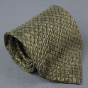 Claiborne Tie Green Classic Mens Necktie